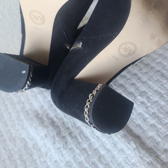 Michael Kors Dolores Bootie in Black Suede Women's Size 8.5 - Picture 12 of 16